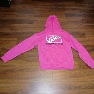 VANS x NOONGOONS Pink black hoodie graphic hooded sweatshirt mens XL RARE